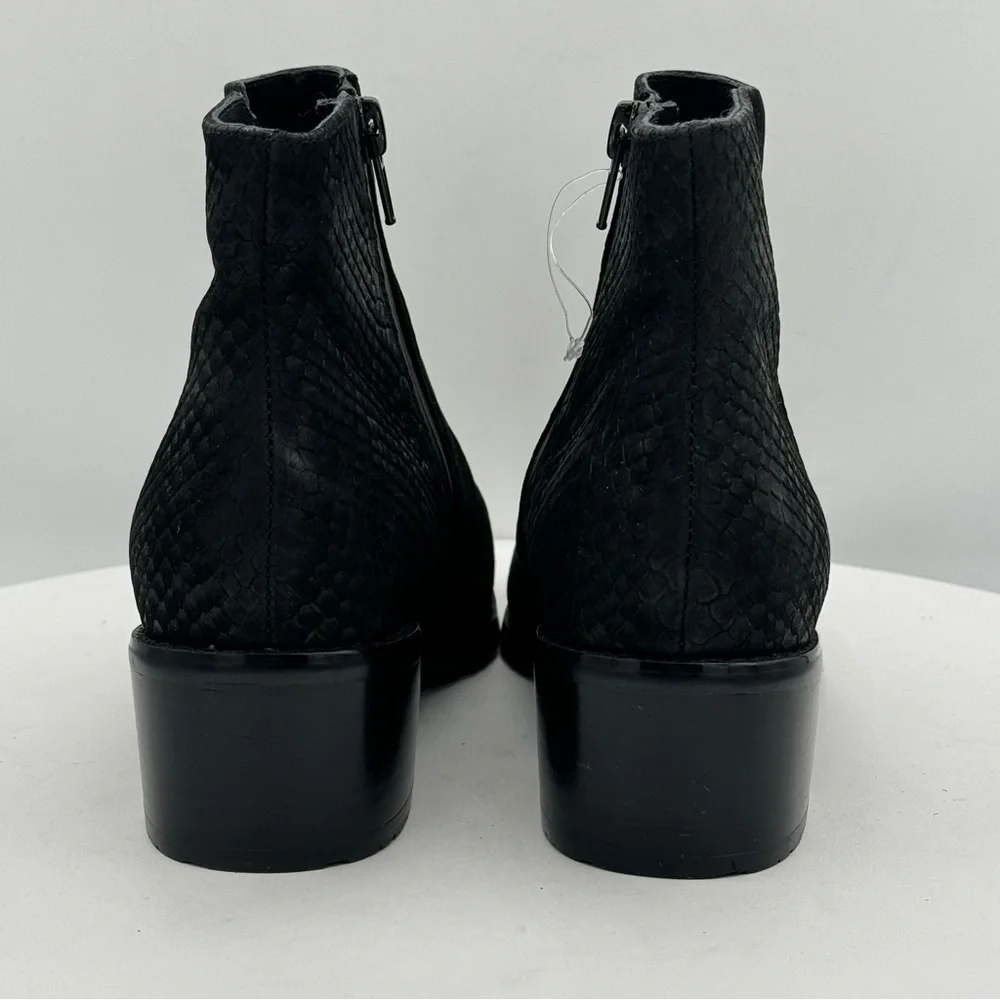 Vaneli Udette Snakeskin Womens Ankle Boots  Size 6‎  Color Black MSRP $250